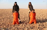 عکس های سر بریدن دو مرد سوری توسط داعش
