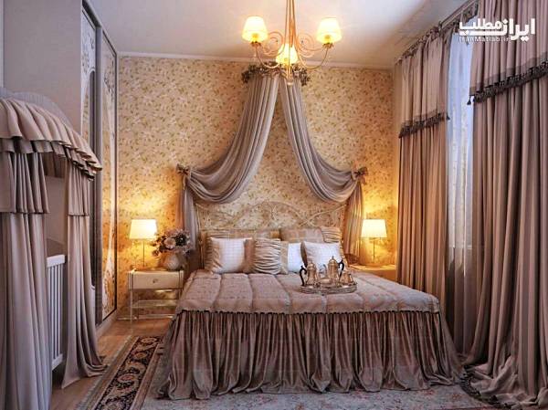 زیباترین اتاق خواب های رویایی با تختخواب های شیک +عکس