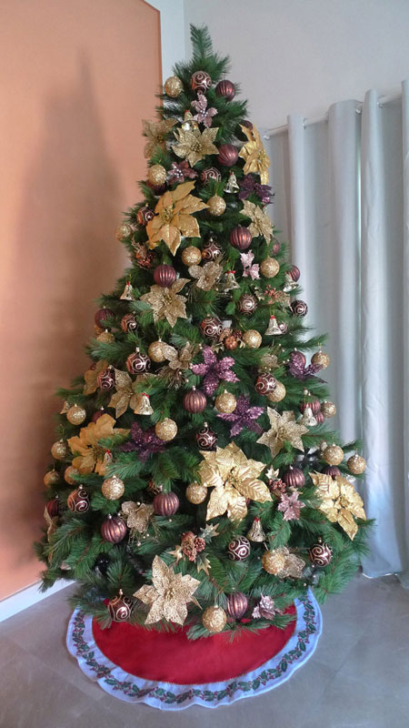 نمونه هایی زیبا از تزیین درخت کریسمس سال 2016