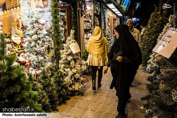 بازار جشن کریسمس در تهران +28 عکس